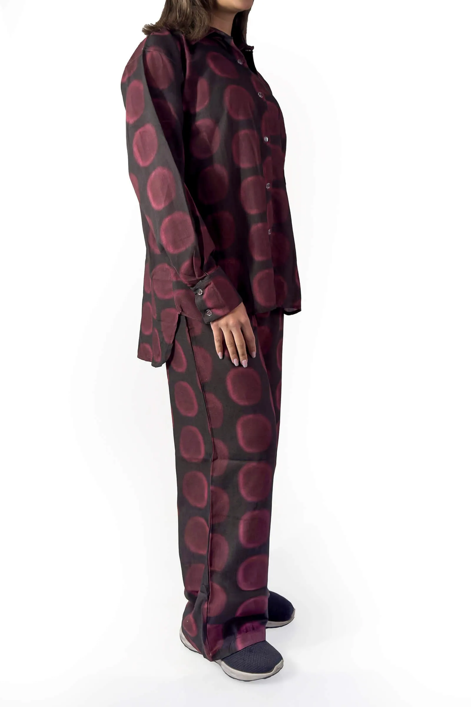 Crimson Eclipse Two-Piece Set