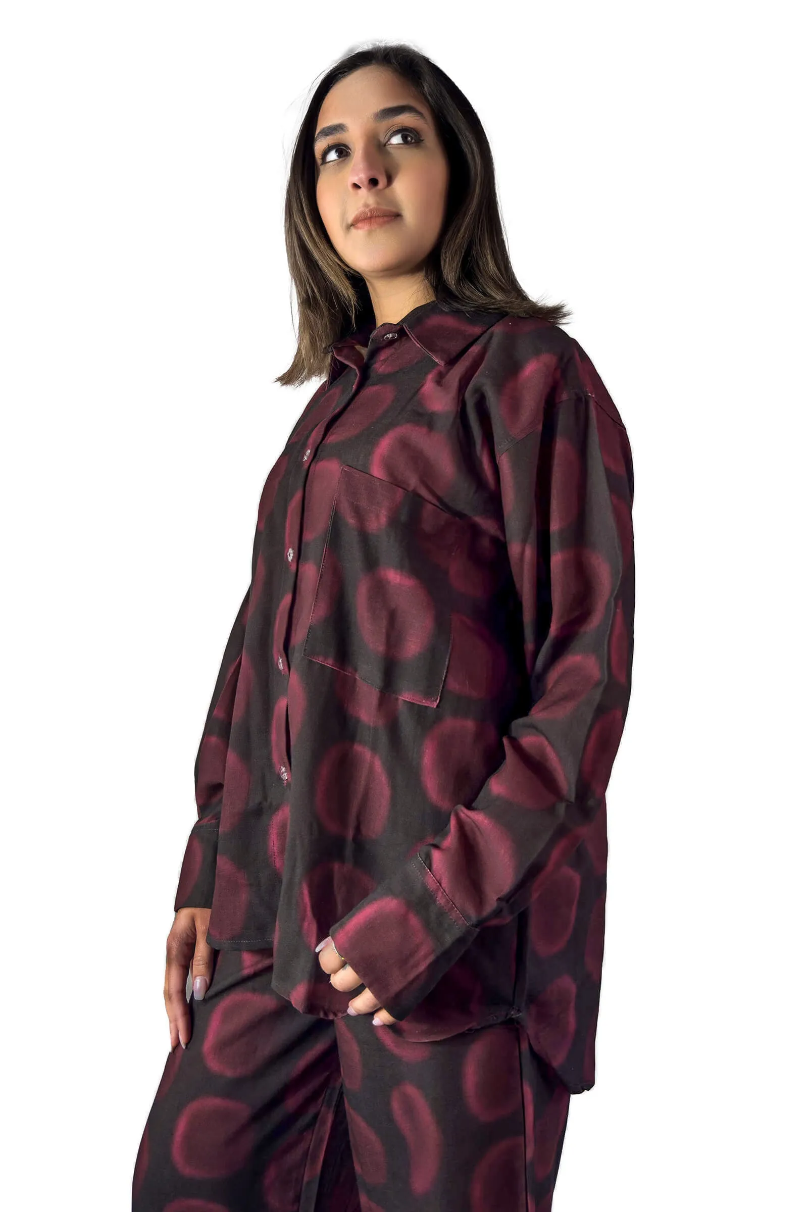 Crimson Eclipse Two-Piece Set