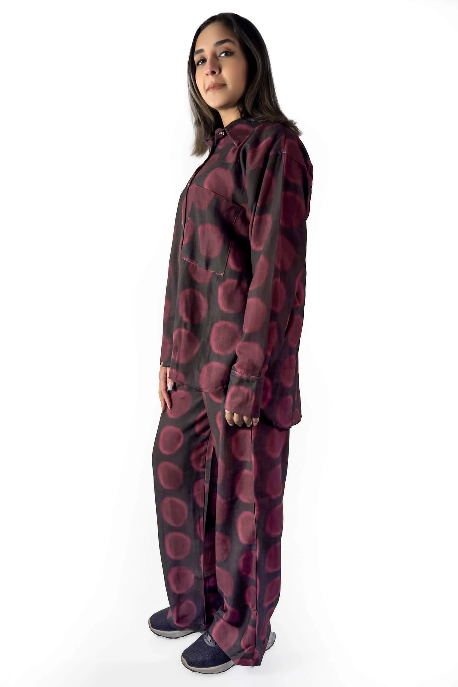 Crimson Eclipse Two-Piece Set