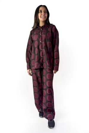 Crimson Eclipse Two-Piece Set