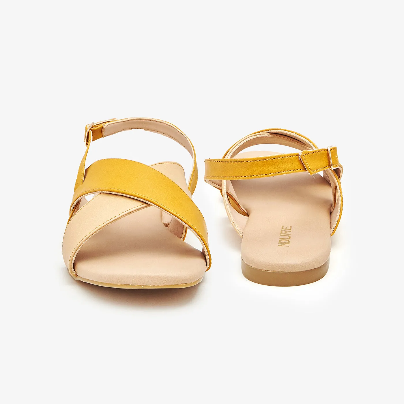 Cross-Strap Ladies Sandals