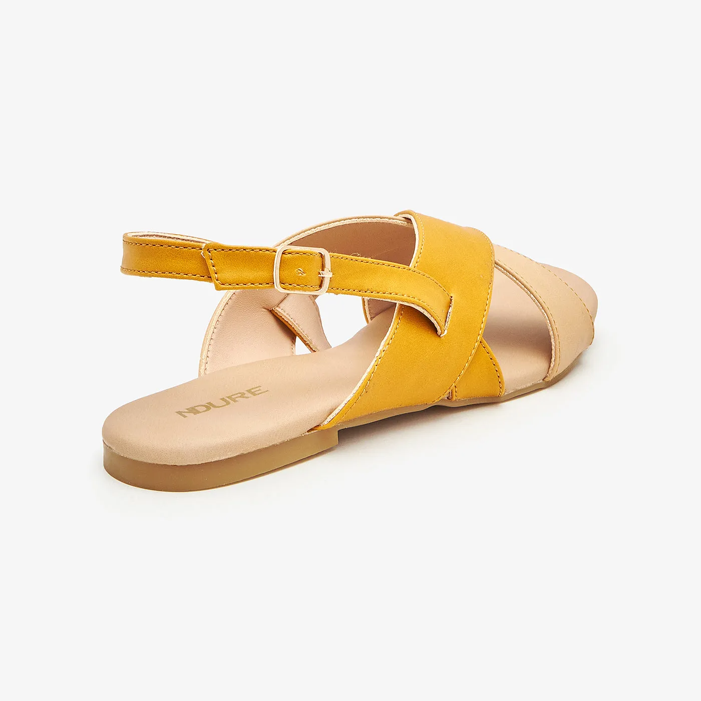 Cross-Strap Ladies Sandals