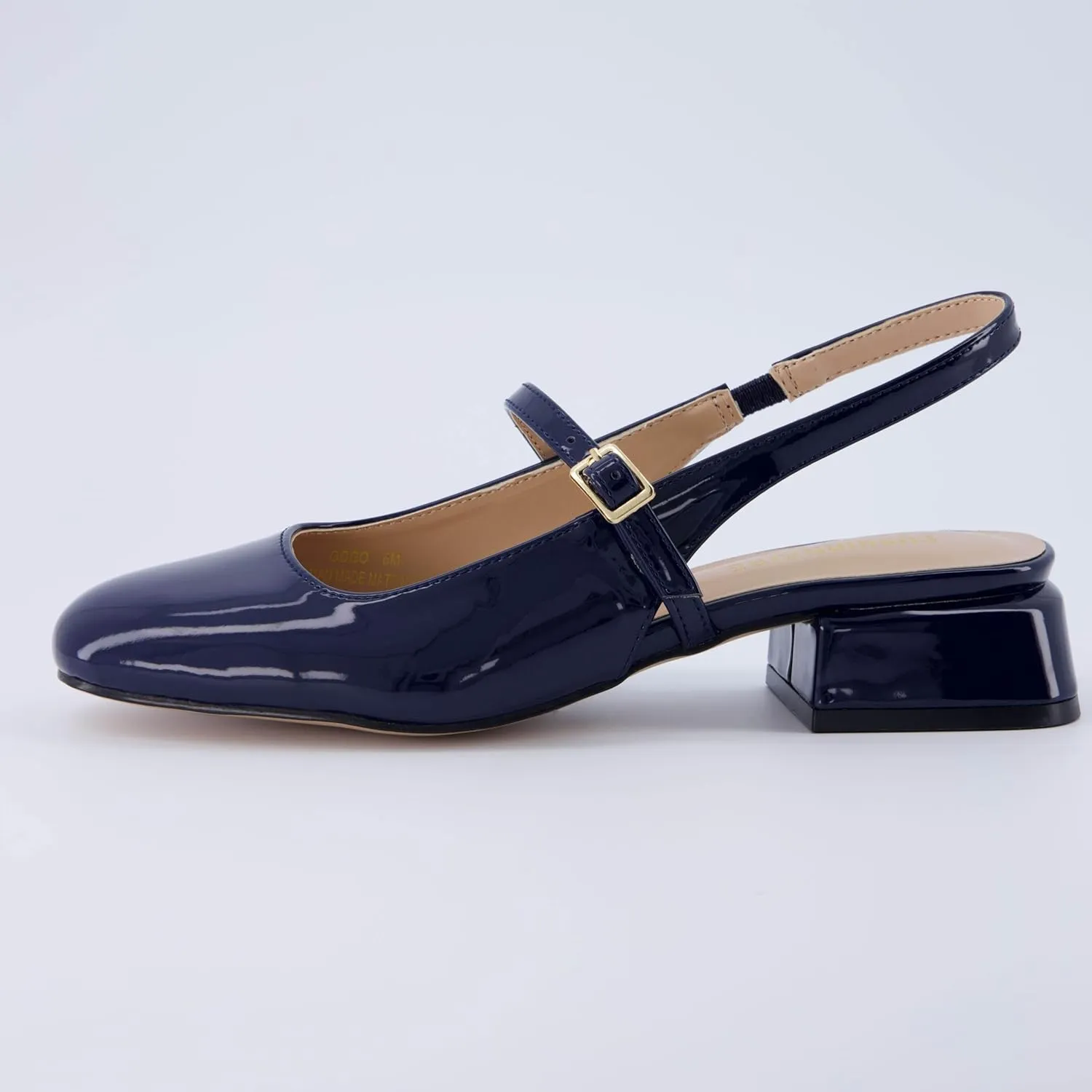 CUSHIONAIRE Women's Gogo Round Toe Mary Jane Dress Shoe  Memory Foam, Wide Widths Available