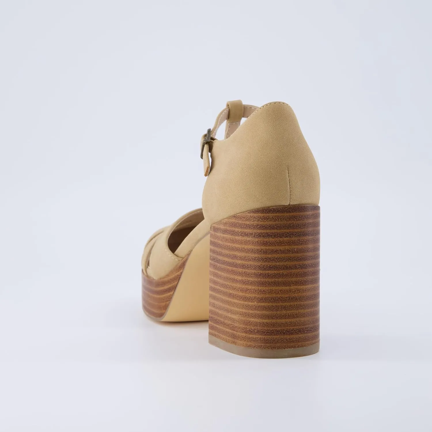 CUSHIONAIRE Women's Tizzy Mary Jane Platform Heels  Memory Foam, Wide Widths Available