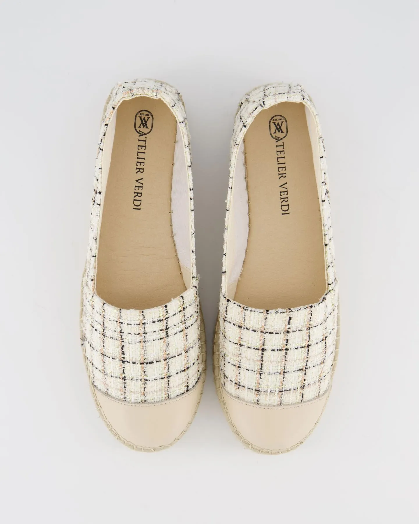 Dames Isabella Loafer Wit/Beige