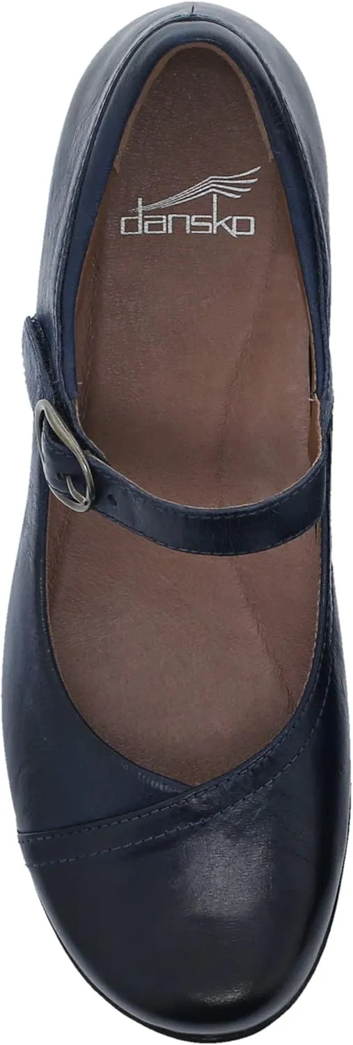 Dansko Fawna Mary Jane for Women - Cute, Comfortable Shoes with Arch Support - Versatile Casual to Dressy Footwear with Buckle Strap - Lightweight Rubber Outsole