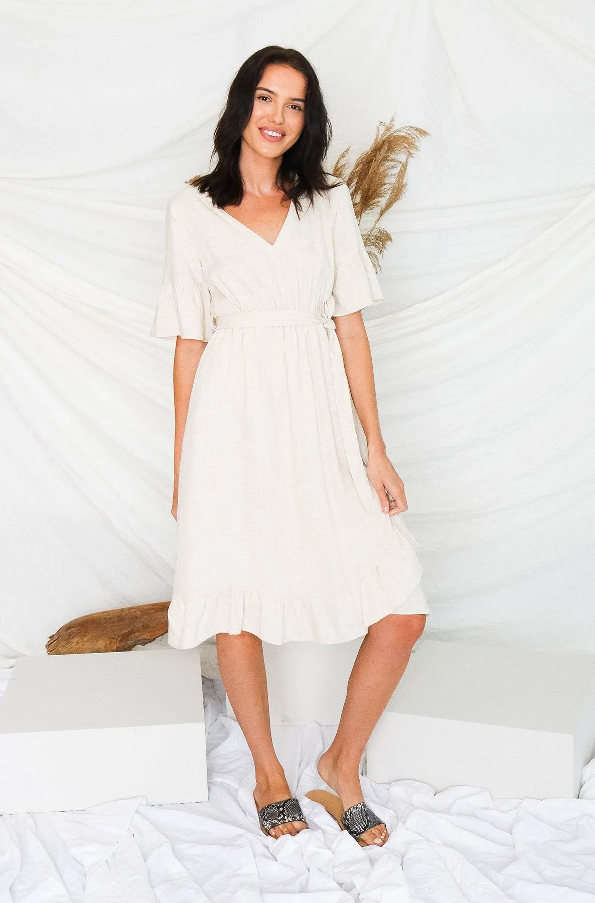 Delilah Linen Dress