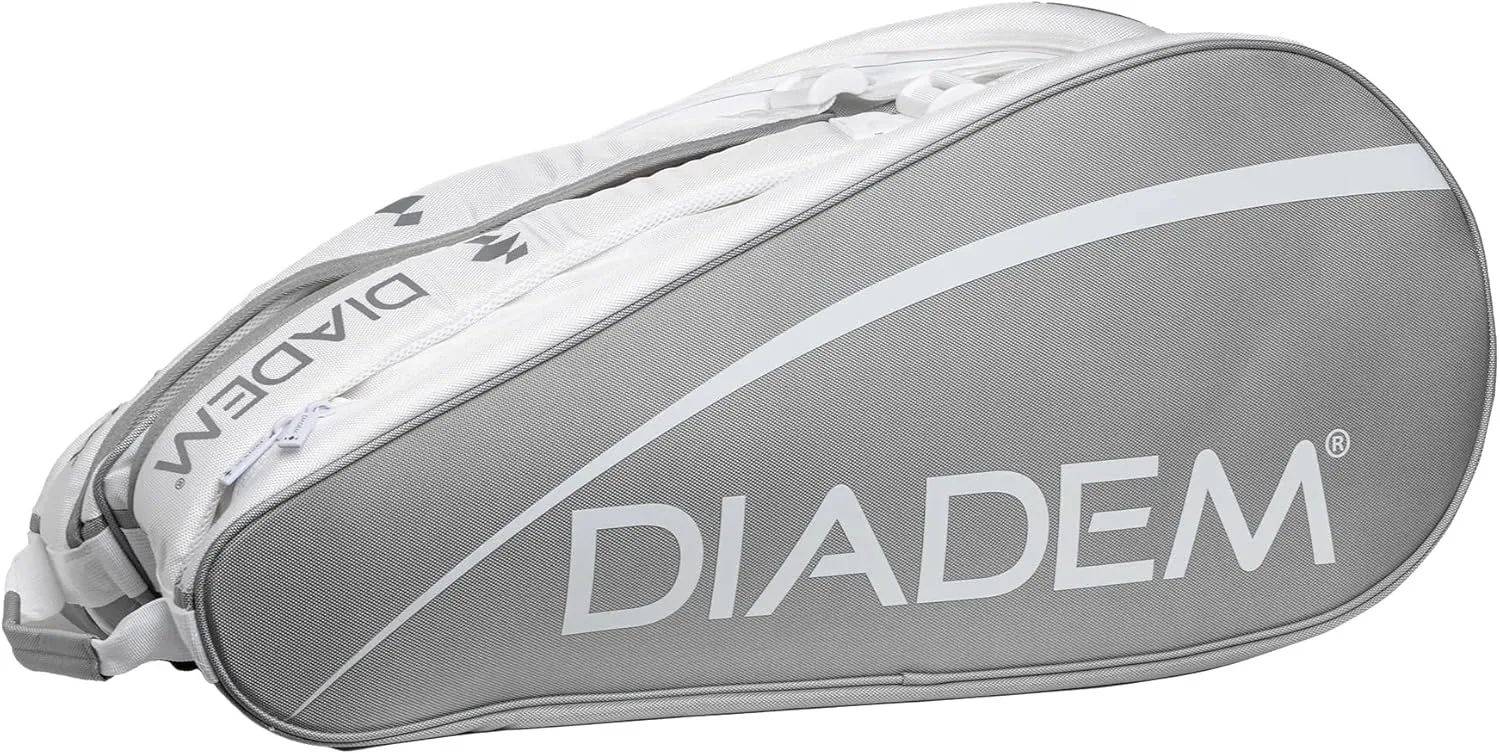 Diadem Tour v3 9PK Tennis Racket Bag – Holds Up to 9 Rackets, Adjustable Shoulder Straps, Separate Shoe Compartment, Durable Travel Gear for Players of All Levels