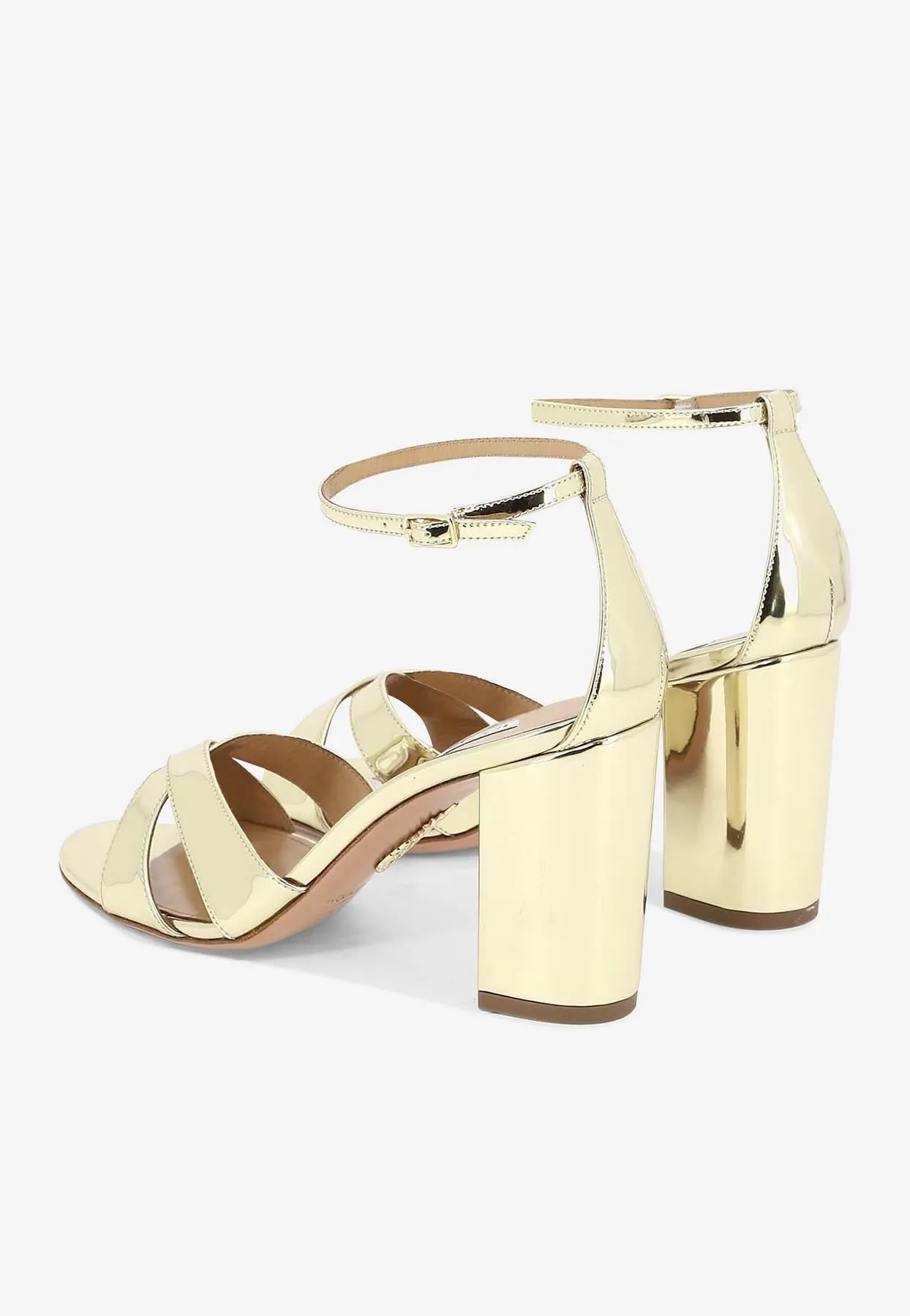 Divine 85 Mirror Leather Sandals
