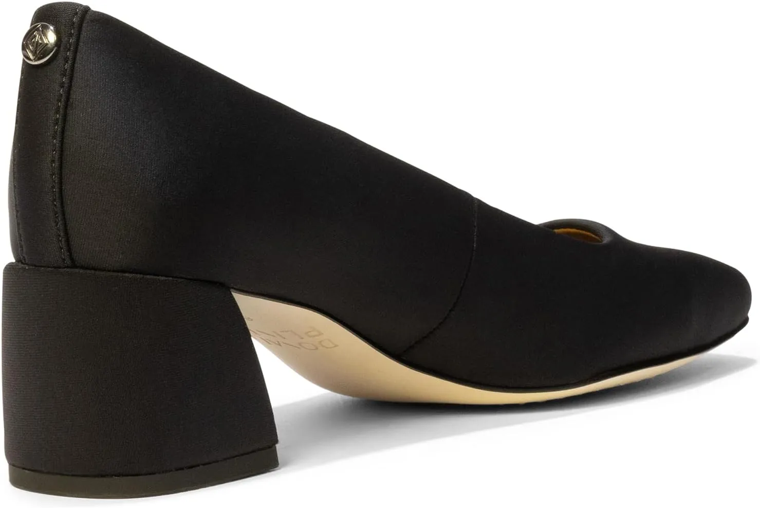 Donald Pliner Women's Aquarius 2" Block Heels, Square Closed Toe Chunky Heels for All Day Wear