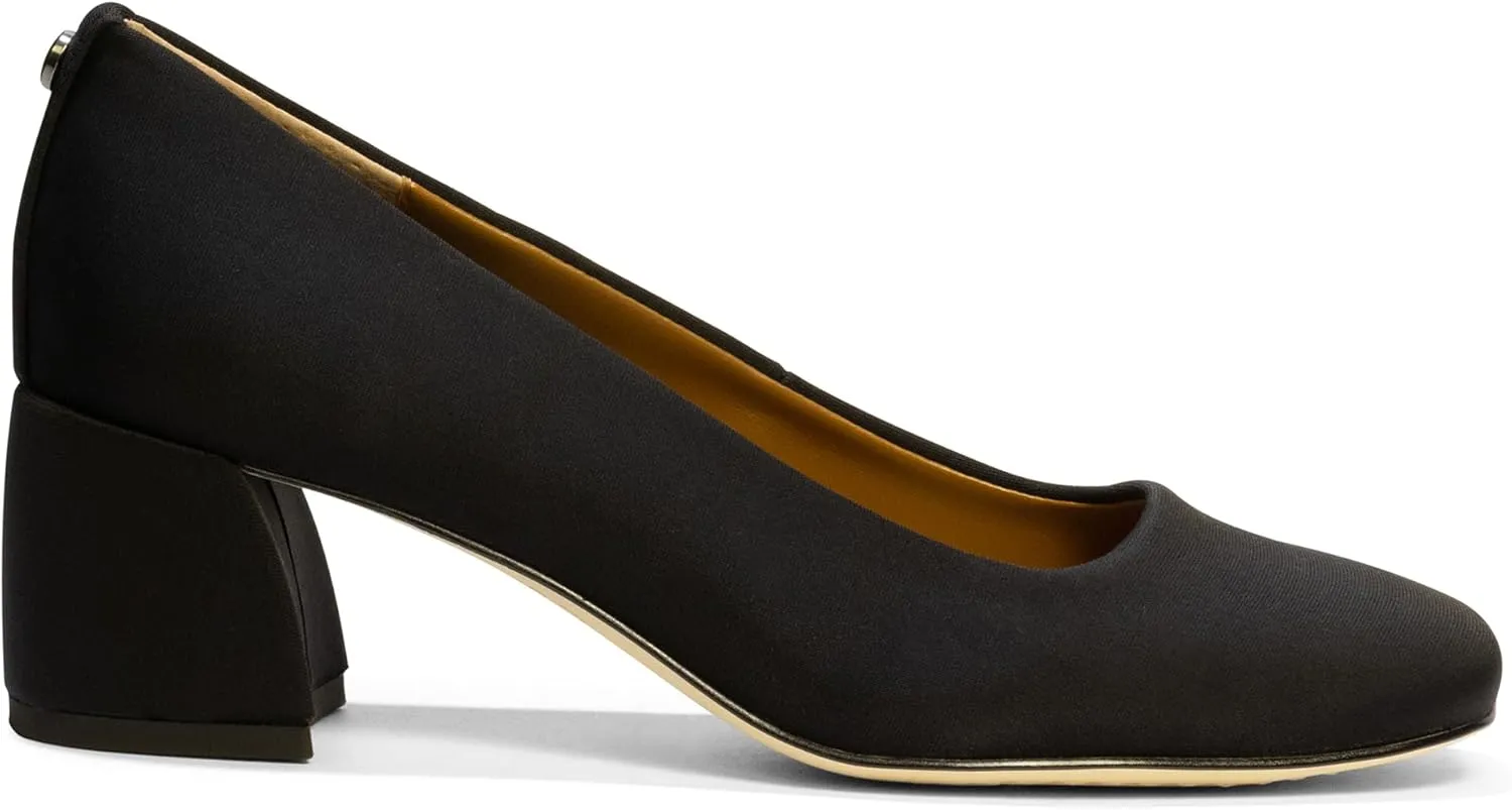 Donald Pliner Women's Aquarius 2" Block Heels, Square Closed Toe Chunky Heels for All Day Wear