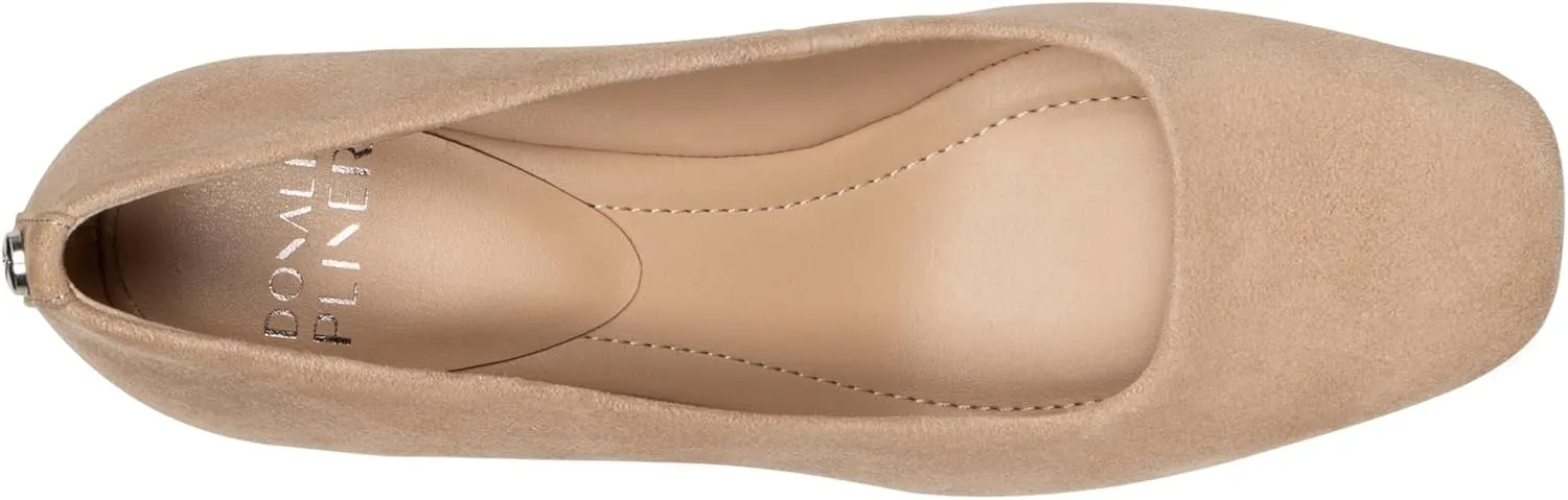 Donald Pliner Women's Aquarius 2" Block Heels, Square Closed Toe Chunky Heels for All Day Wear