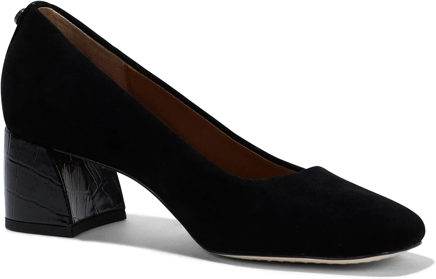 Donald Pliner Women's Aquarius 2" Block Heels, Square Closed Toe Chunky Heels for All Day Wear