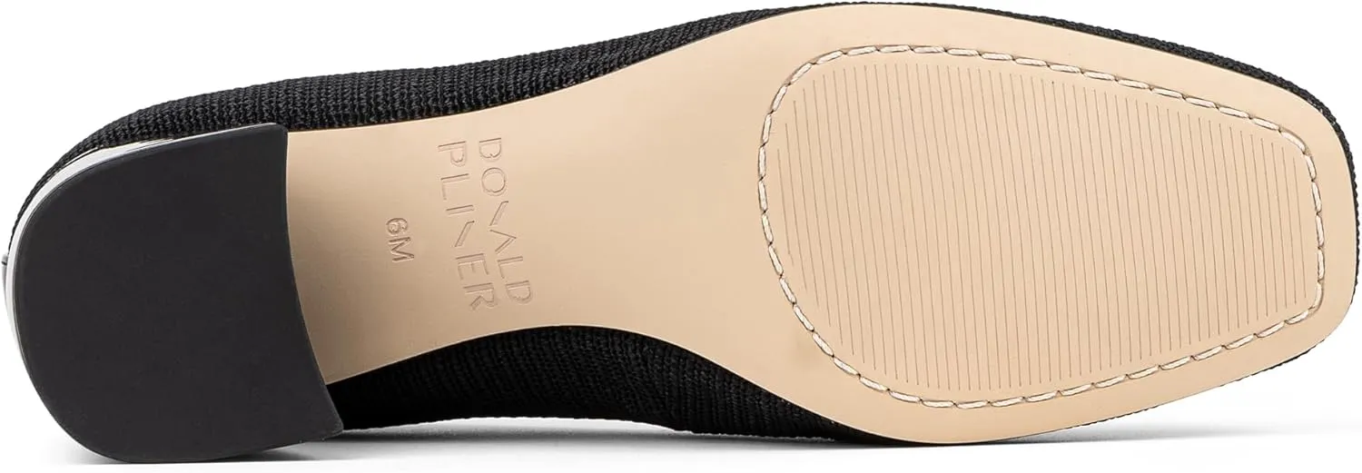 Donald Pliner Women's Aquarius 2" Block Heels, Square Closed Toe Chunky Heels for All Day Wear