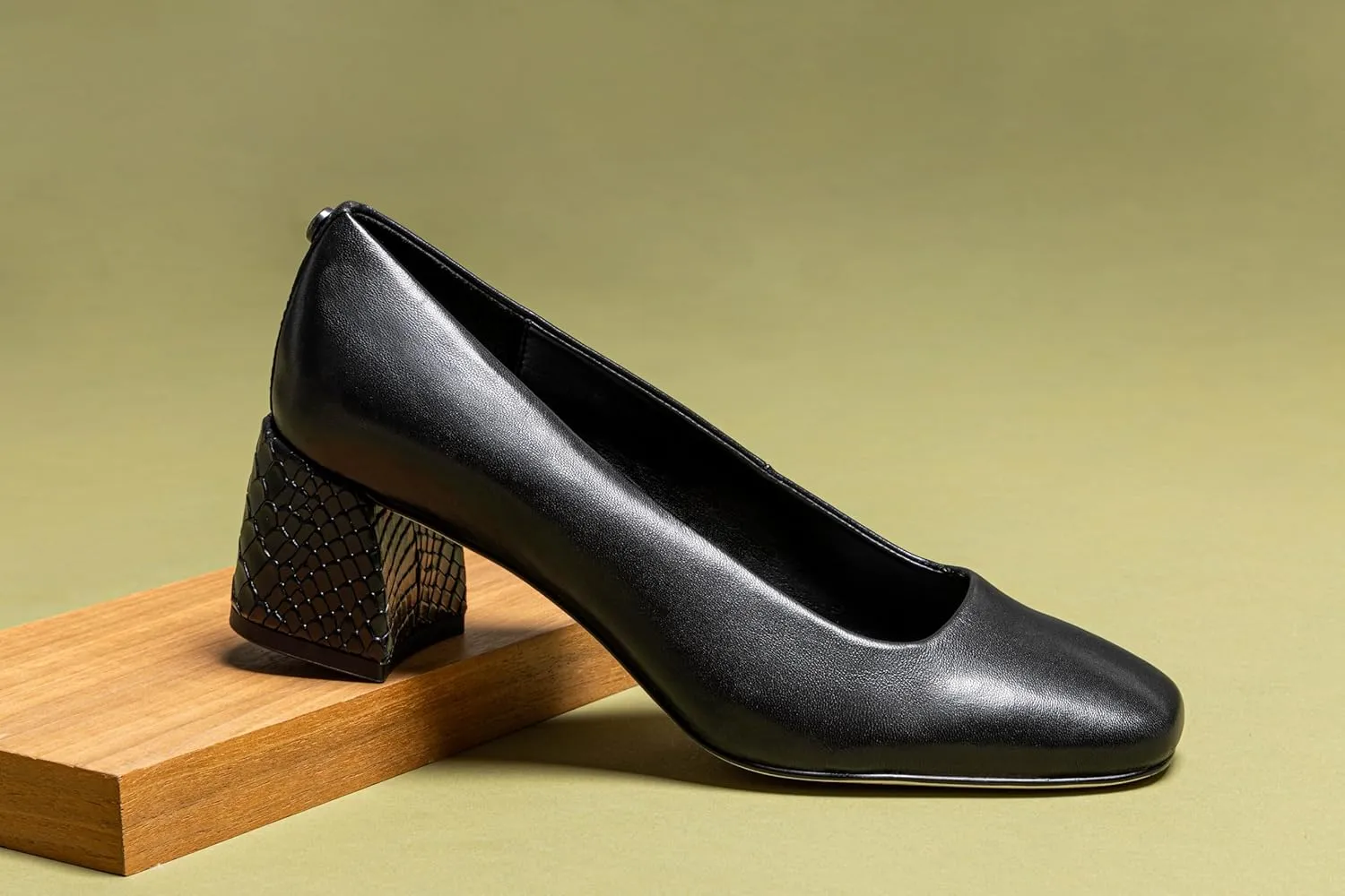 Donald Pliner Women's Aquarius 2" Block Heels, Square Closed Toe Chunky Heels for All Day Wear