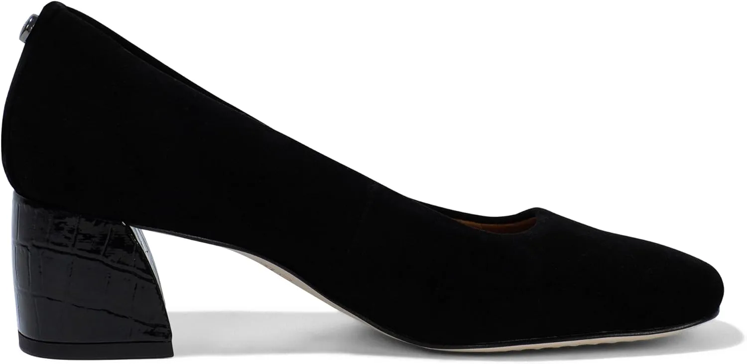 Donald Pliner Women's Aquarius 2" Block Heels, Square Closed Toe Chunky Heels for All Day Wear