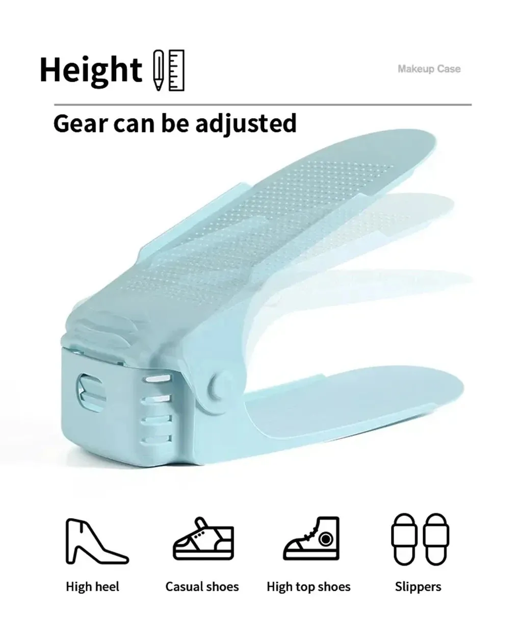 Double-Layer Adjustable Shoe Rack Organizer