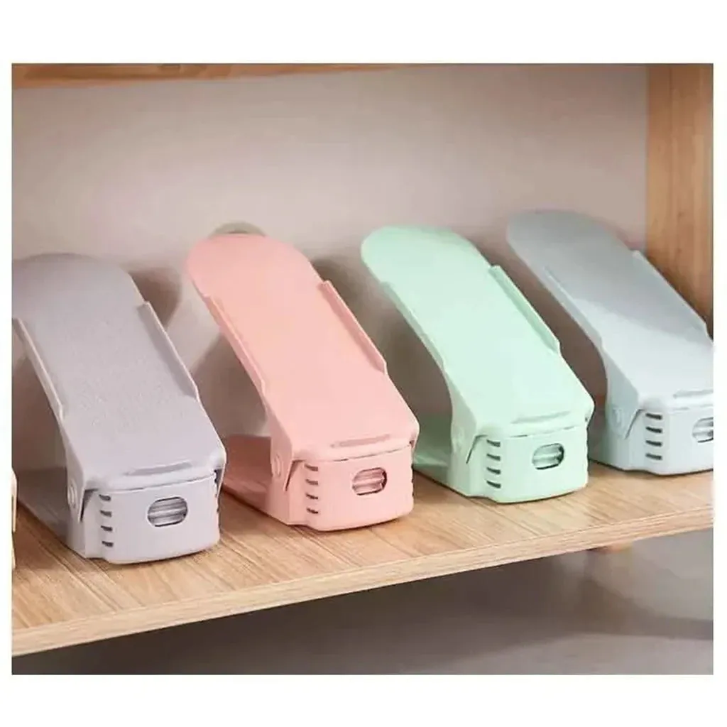 Double-Layer Adjustable Shoe Rack Organizer