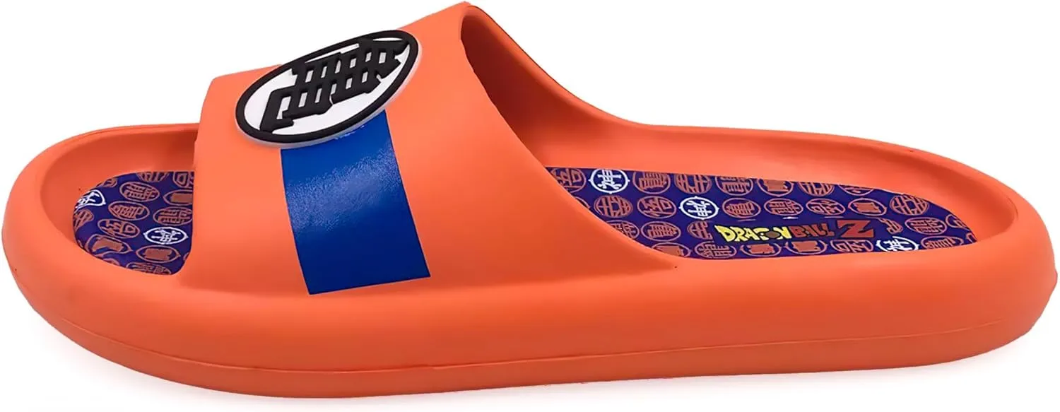 Dragon Ball Z Kame Symbol Men's Cloud Comfort Foam Slide Sandals