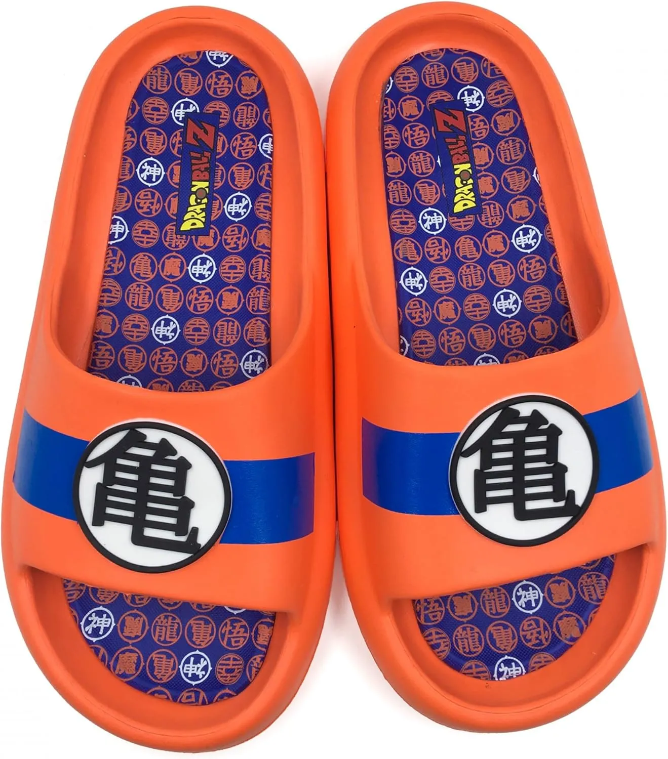 Dragon Ball Z Kame Symbol Men's Cloud Comfort Foam Slide Sandals
