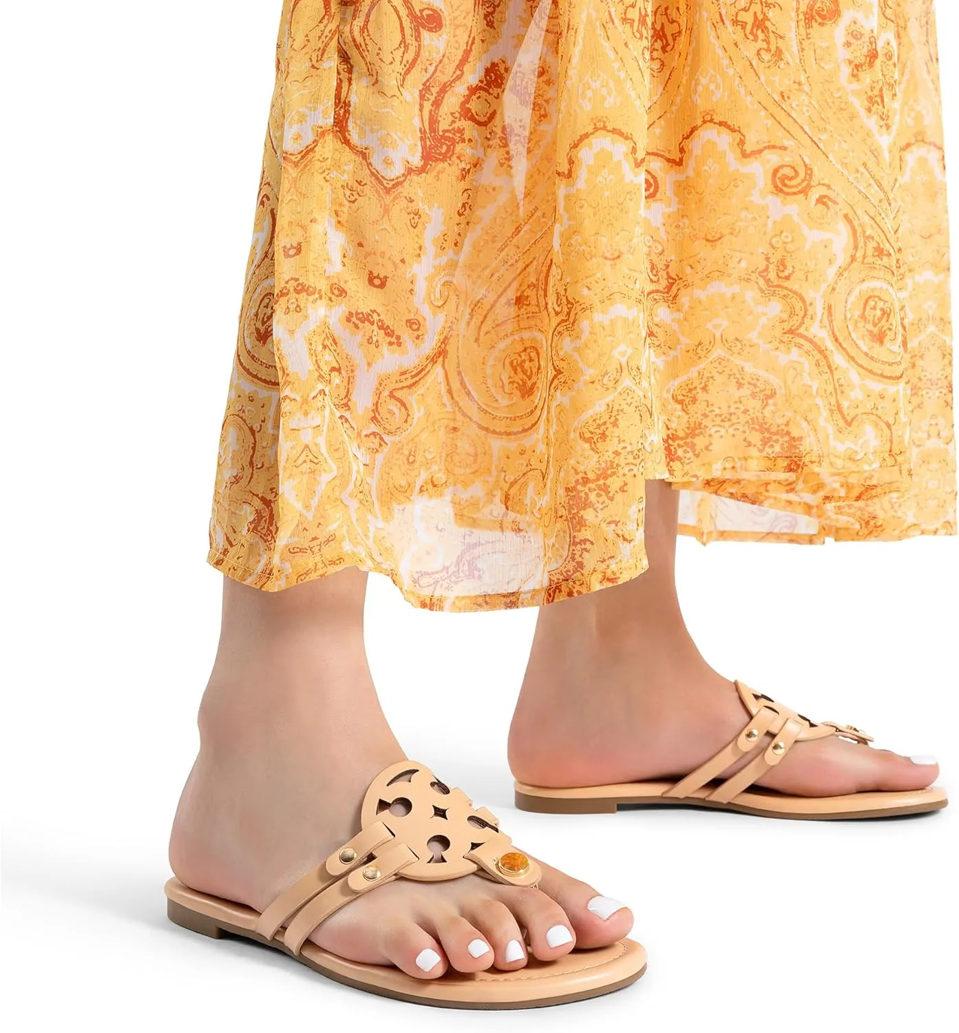 DREAM PAIRS Flip Flops for Women Comfortable Thong Flat Sandals for Summers Dress Beach