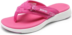 DREAM PAIRS Women's Arch Support Flip Flops Comfortable Thong Sandals