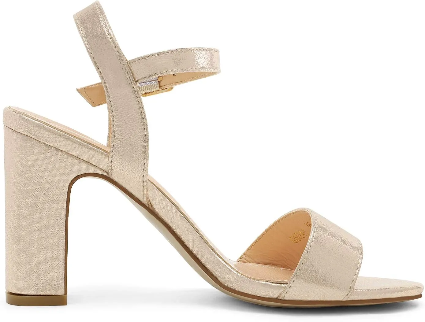 DREAM PAIRS Women's Chunky Heels Open Toe Ankle Strap High Block Comfy Dress Heel Sandals Pumps Shoes