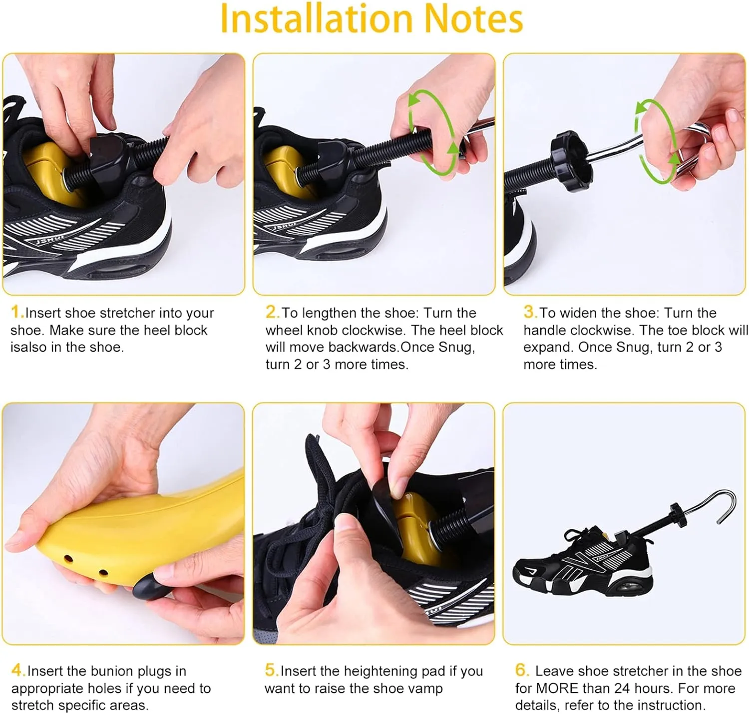 eachway Shoe Stretcher Shoe Trees,Adjustable Length & Width for Men and Women