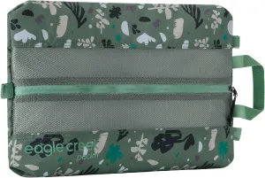 Eagle Creek Pack-It Reveal Shoe Sack - Shoe Bags for Travel with Durable, Breathable Easy-View Mesh Top, Quick-Grab Handle, & Out-of-Bag Attachment Roots and Shoots: Duck Green - Reveal (New)