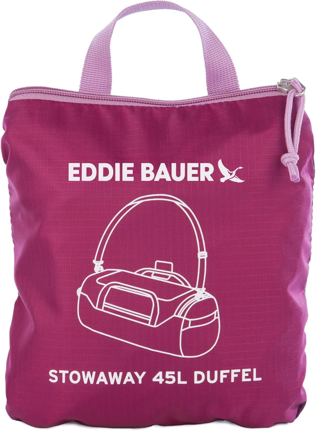 Eddie Bauer Stowaway Packable Duffel Bag | Travel | Foldable | Lightweight | Durable | Ripstop Polyester | 23" Length | 45L Capacity