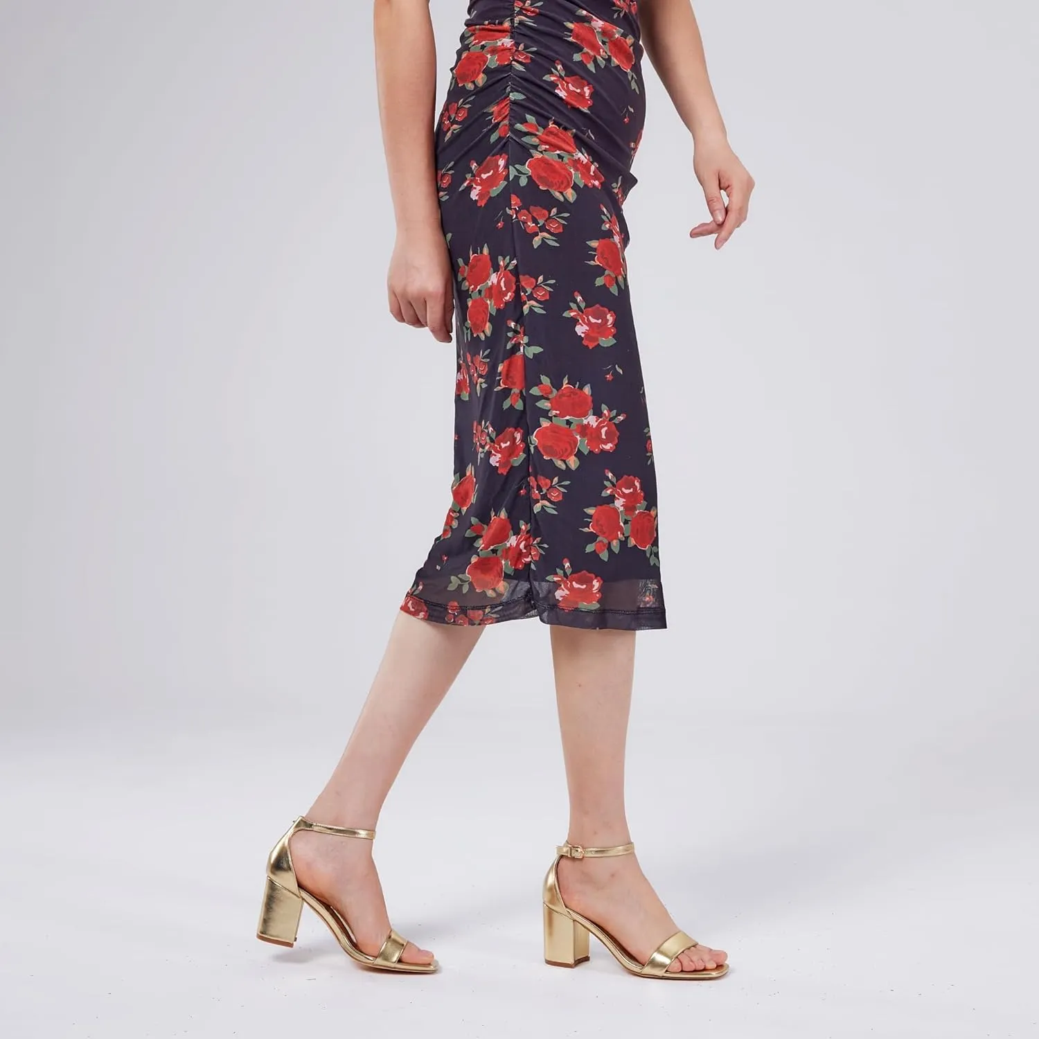 Elisabet Tang 2.36 inch Open Toe Ankle Strap Chunky Heels Pump Sandals Party Dress Sandals Daily Work Wedding Buckle Heels Sandals Shoes