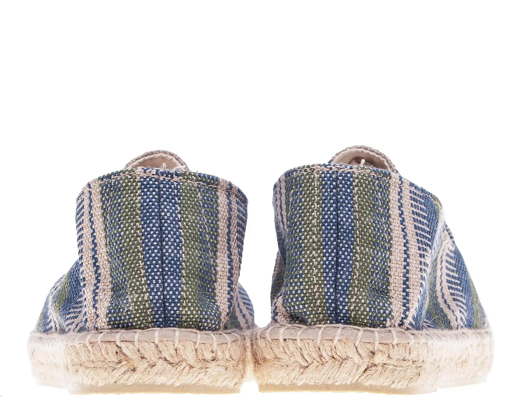 Epic sale - Springs Stripes Palm - Seamless Kaki Espadrilles Blue