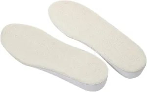 ERINGOGO Warm Wool Height Enhancing Insoles Comfortable Inserts for Women Men Taller Pads Size l Cm