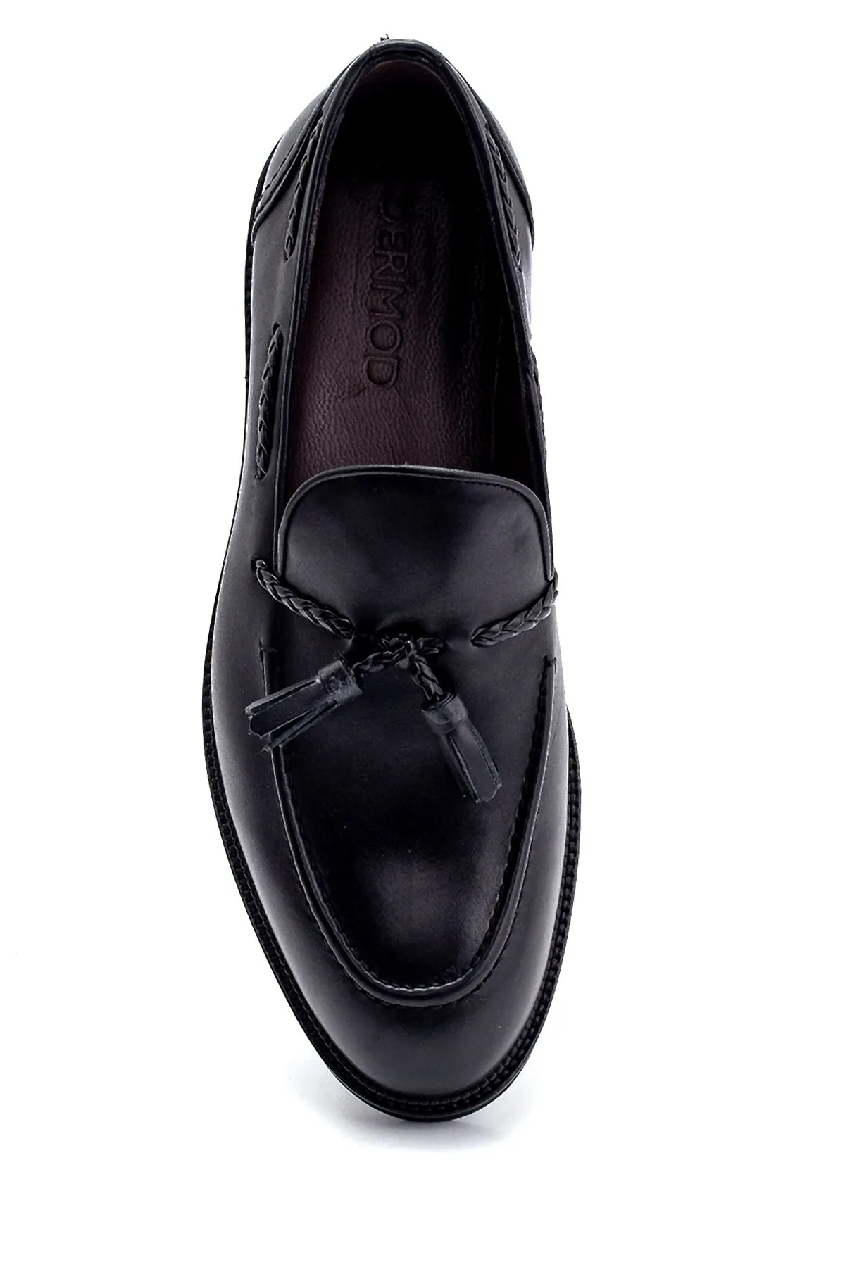 Erkek Deri Püskül Detaylı Loafer