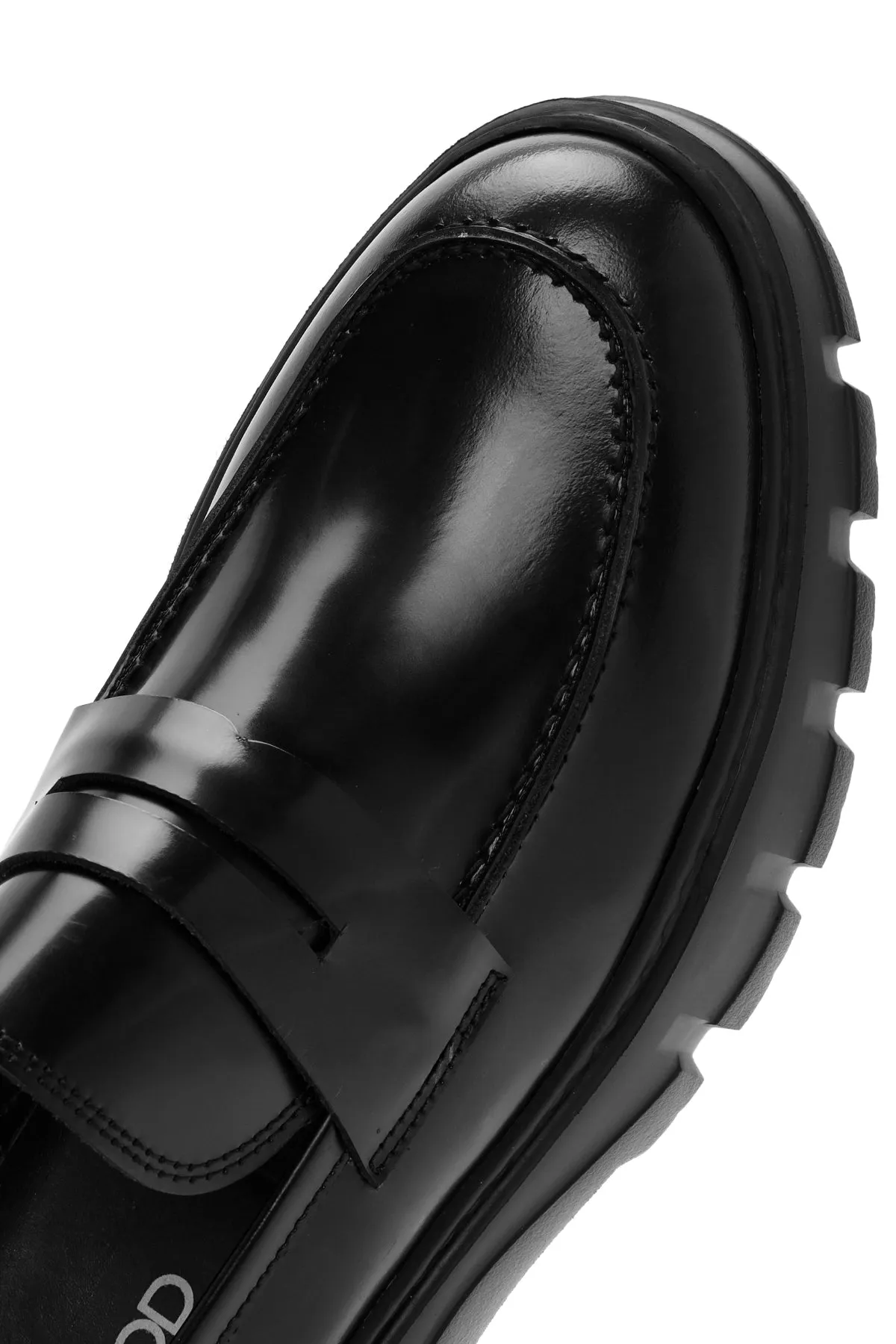 Erkek Siyah Deri Casual Loafer
