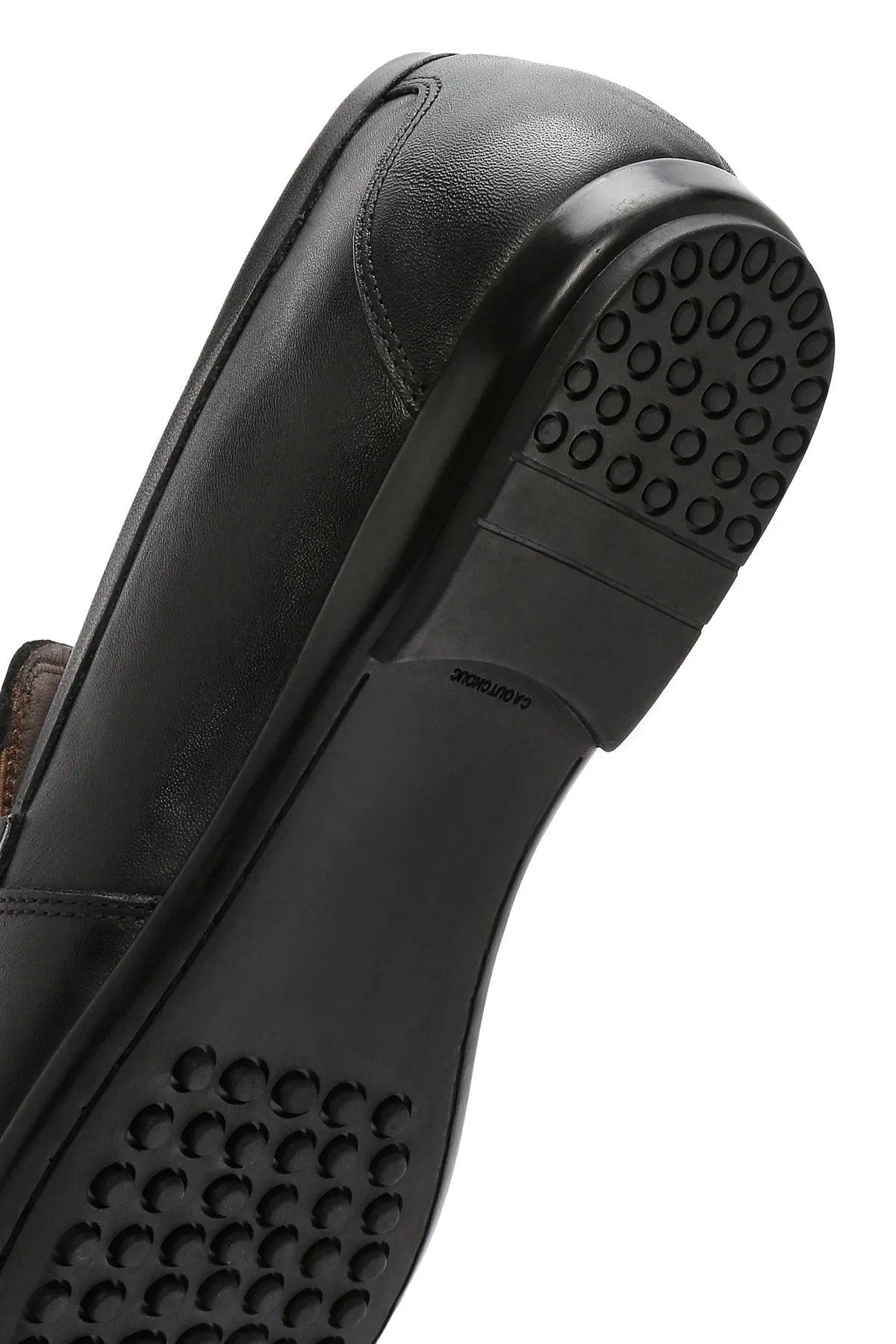 Erkek Siyah Deri Klasik Loafer