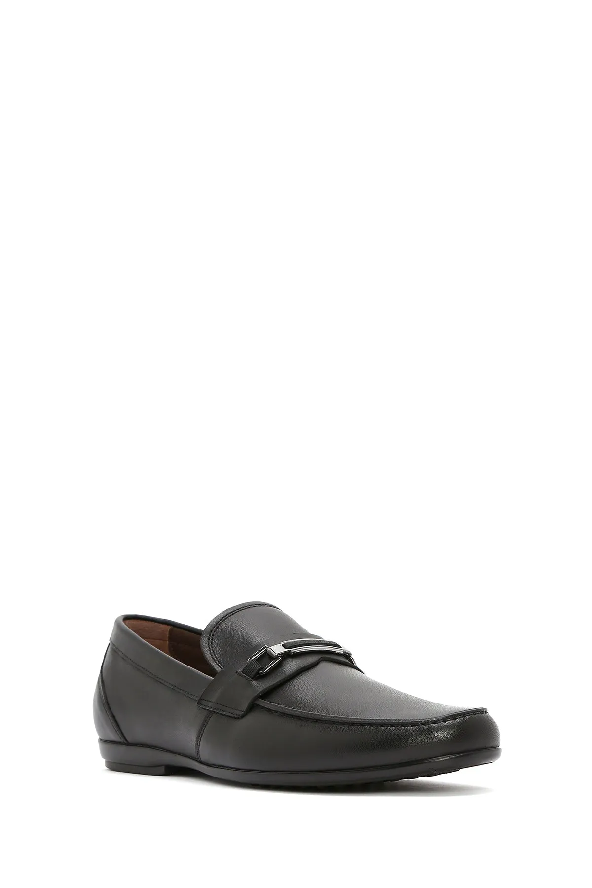 Erkek Siyah Deri Klasik Loafer
