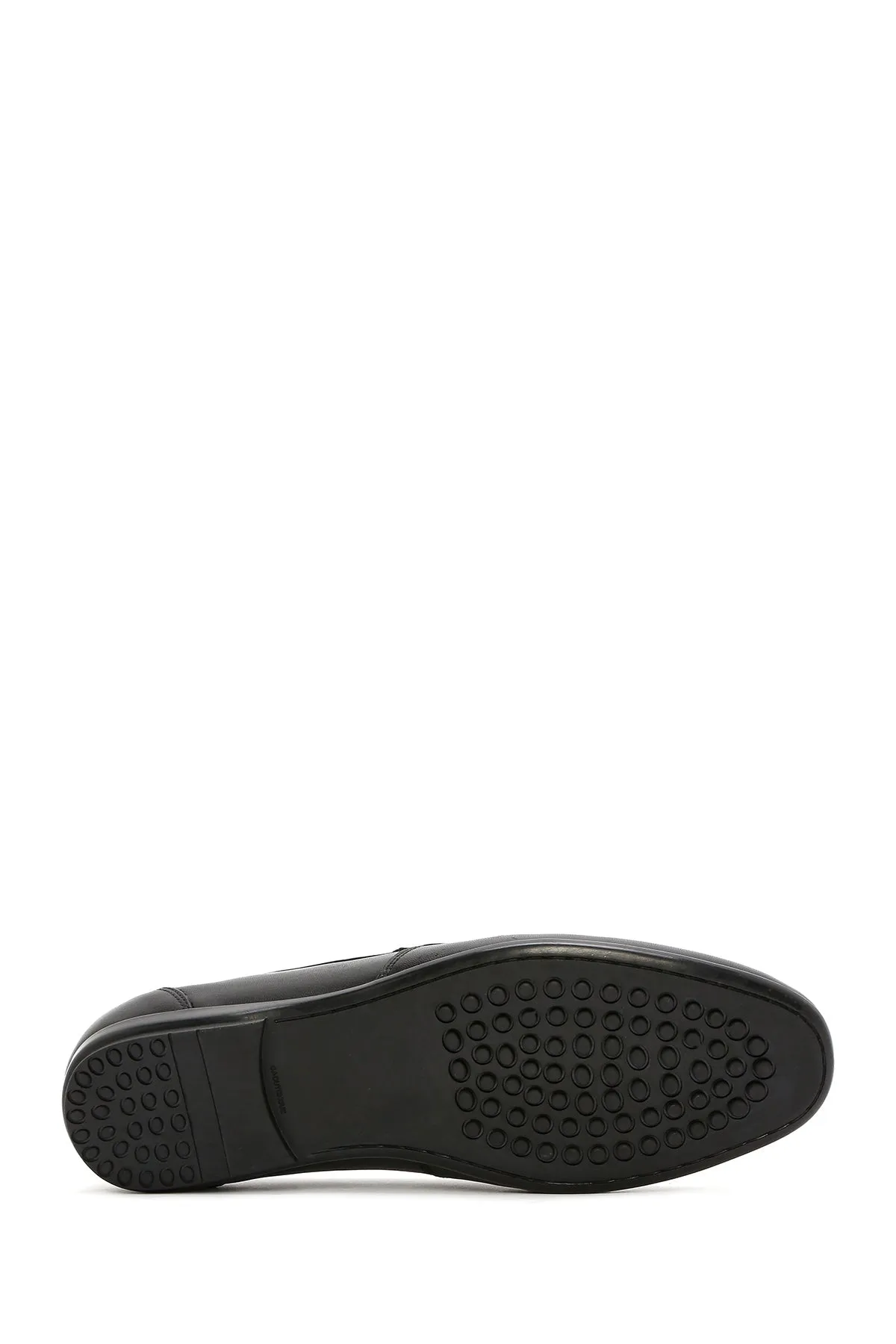 Erkek Siyah Deri Klasik Loafer