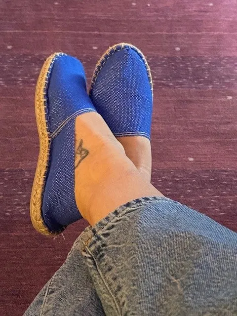 Espadrilles Blue and Shine