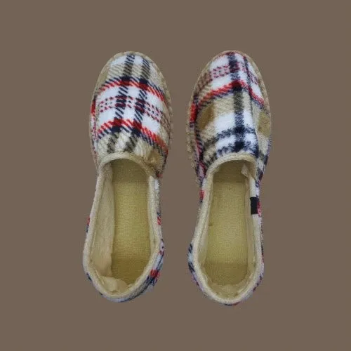 Espadrilles Fleece Tartan