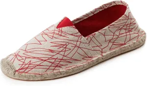 Espadrilles for Men with Flat Slip-on Fashion Casual Classic Canvas