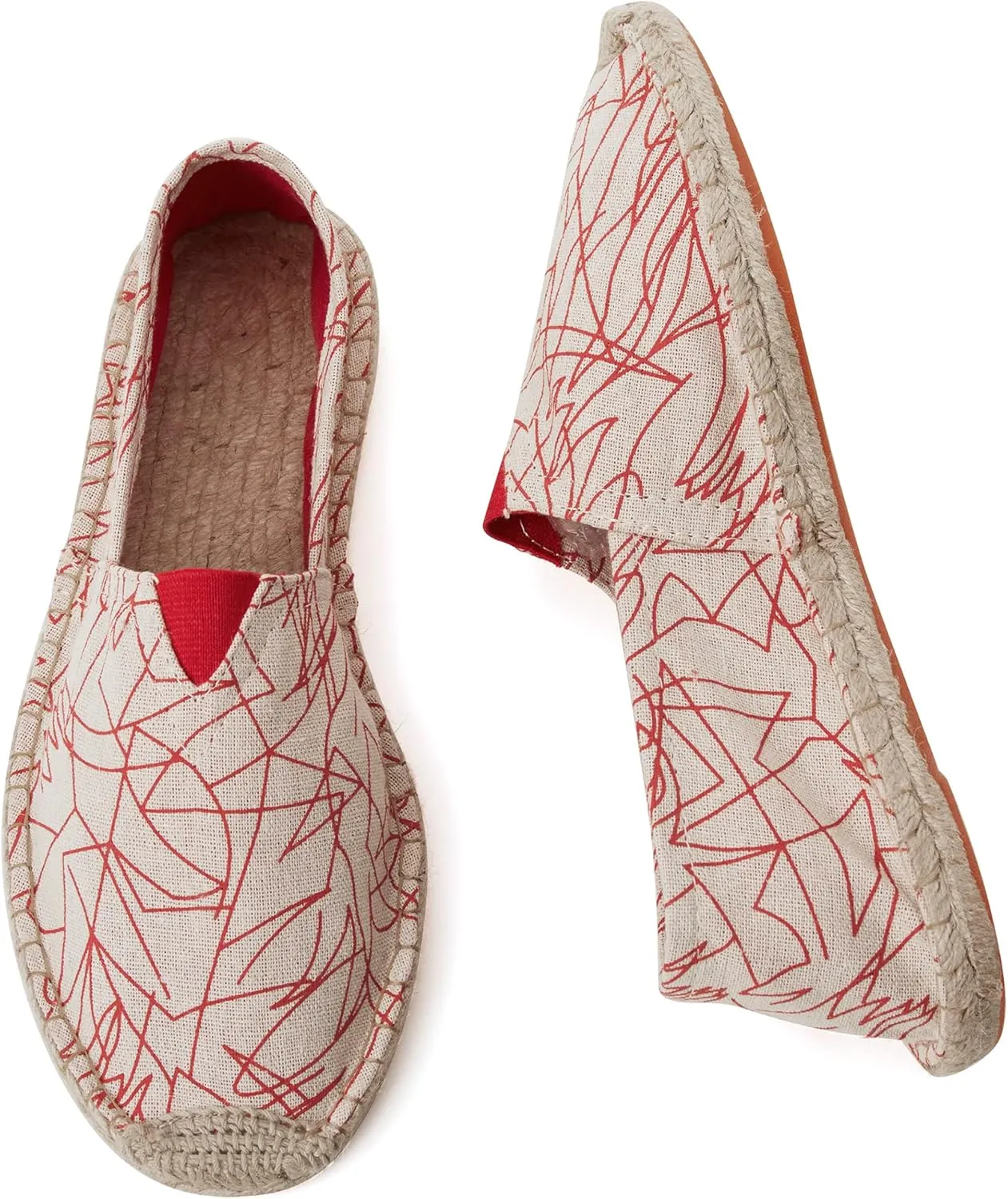 Espadrilles for Men with Flat Slip-on Fashion Casual Classic Canvas