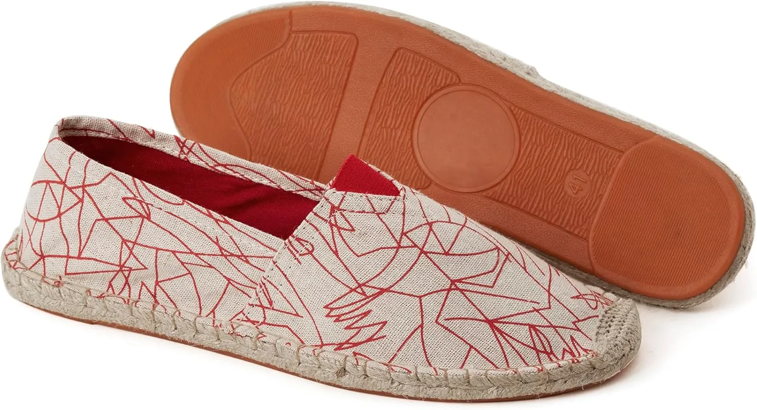Espadrilles for Men with Flat Slip-on Fashion Casual Classic Canvas