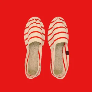 Espadrilles Red Stripes