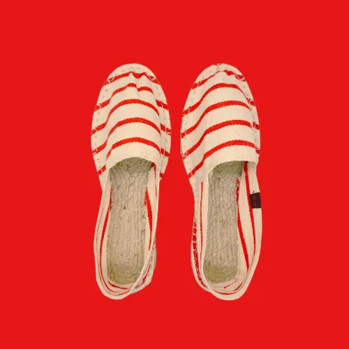 Espadrilles Red Stripes