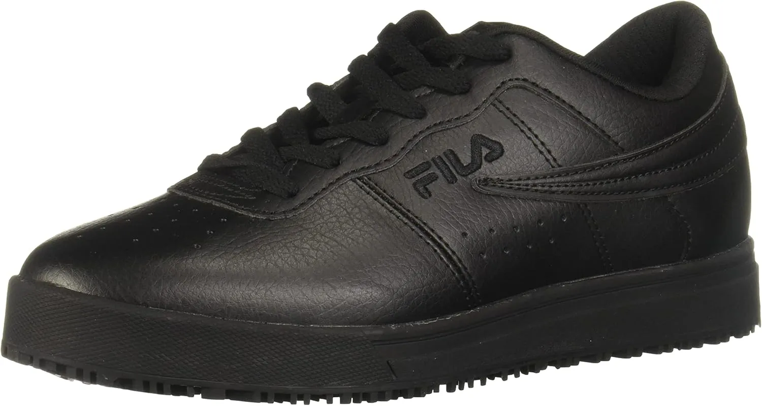 Fila mens Work Food Service Shoe, Black/Black/Black, 8 US
