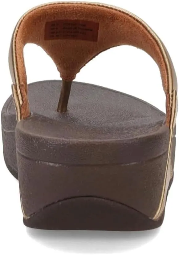 FitFlop Women's Lulu Leather Toe-Post Thong Sandals