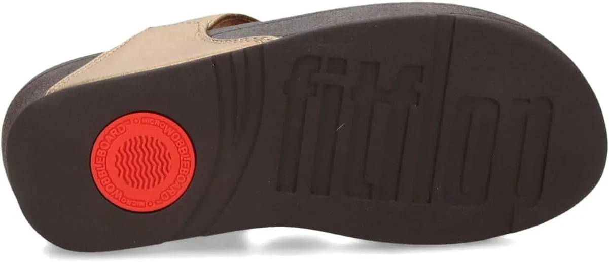FitFlop Women's Lulu Leather Toe-Post Thong Sandals