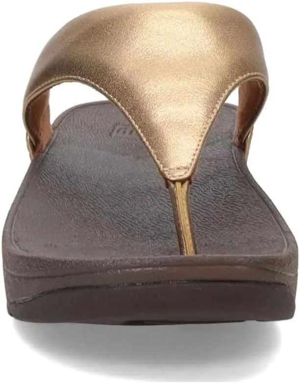FitFlop Women's Lulu Leather Toe-Post Thong Sandals