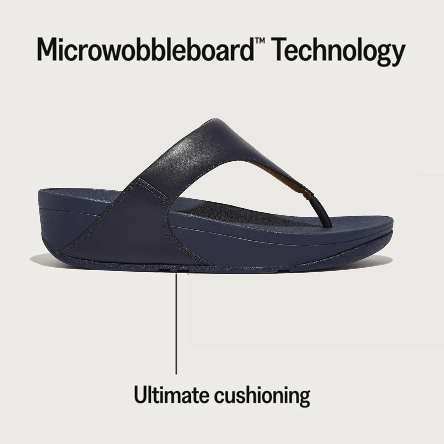 FitFlop Women's Lulu Leather Toe-Post Thong Sandals